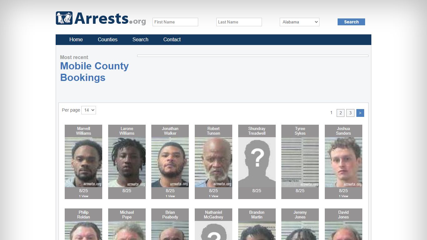 Mobile County Arrests and Inmate Search